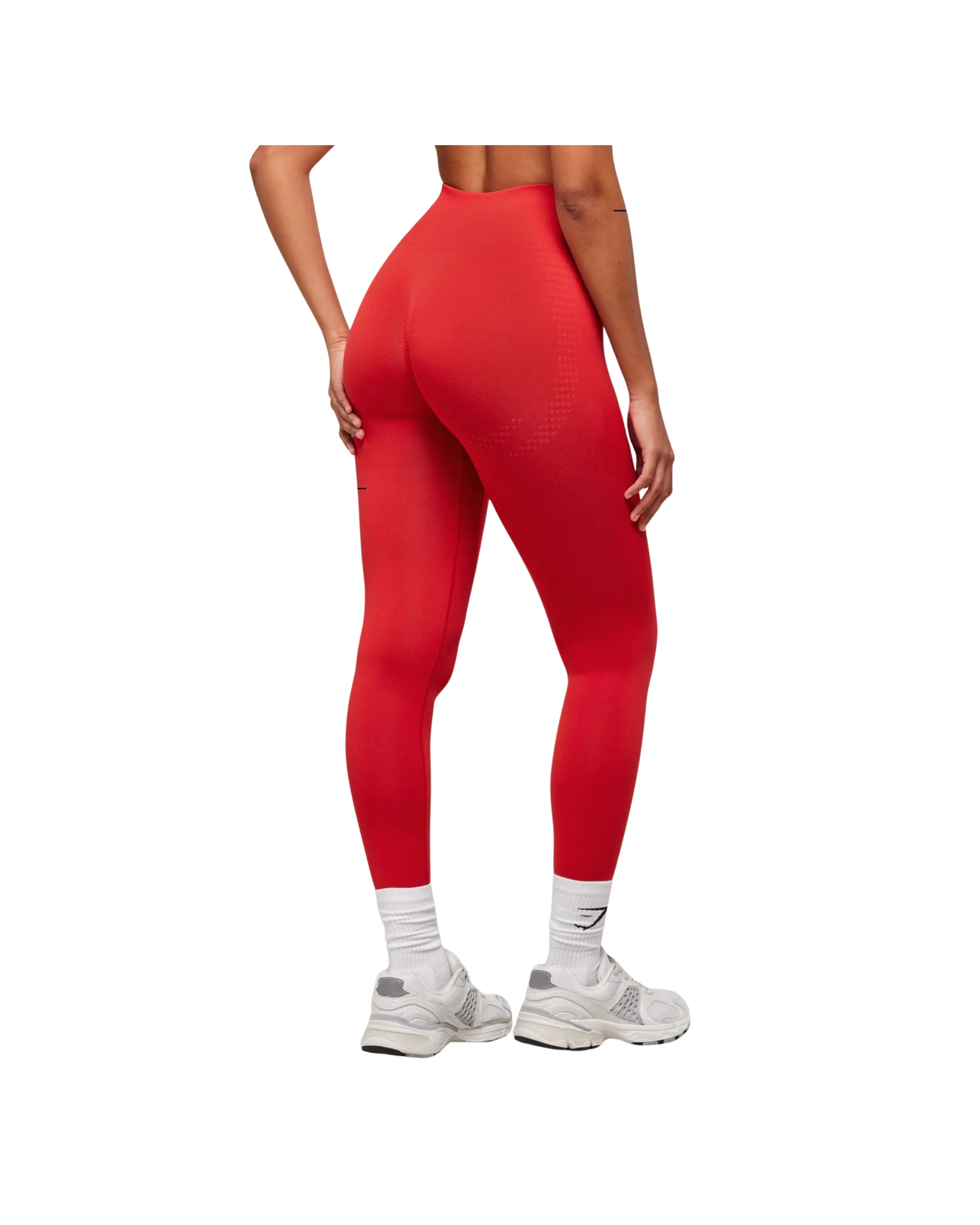 Gymshark Vital Soft Legging Regular Velocity Red - HypeFly India View 2