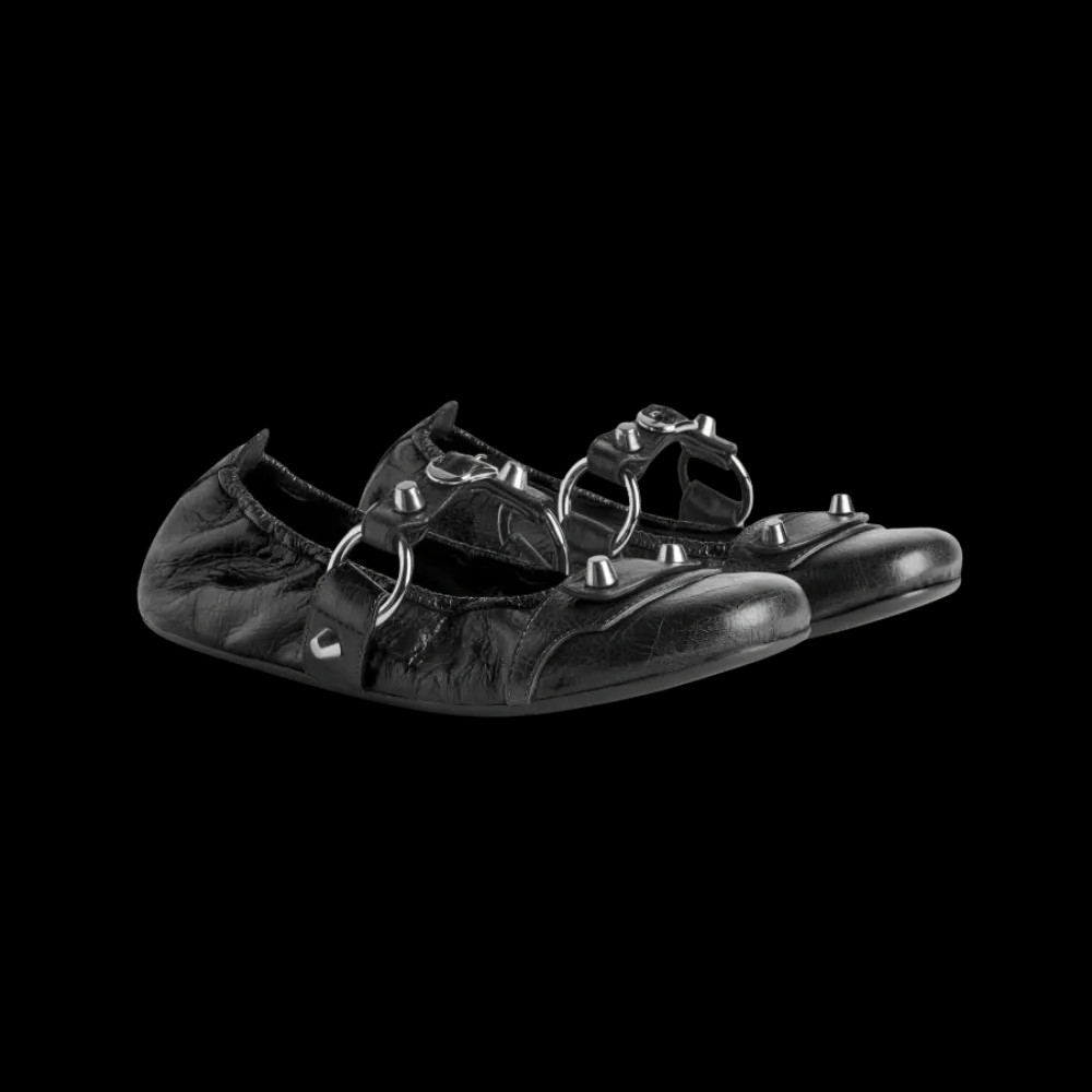 Balenciaga City Ballerina In Black - HypeFly India View 5