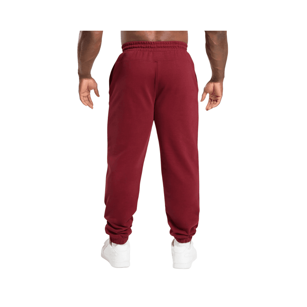 GymShark Global Lifting Oversized Essential Joggers Maroon - HypeFly India View 2