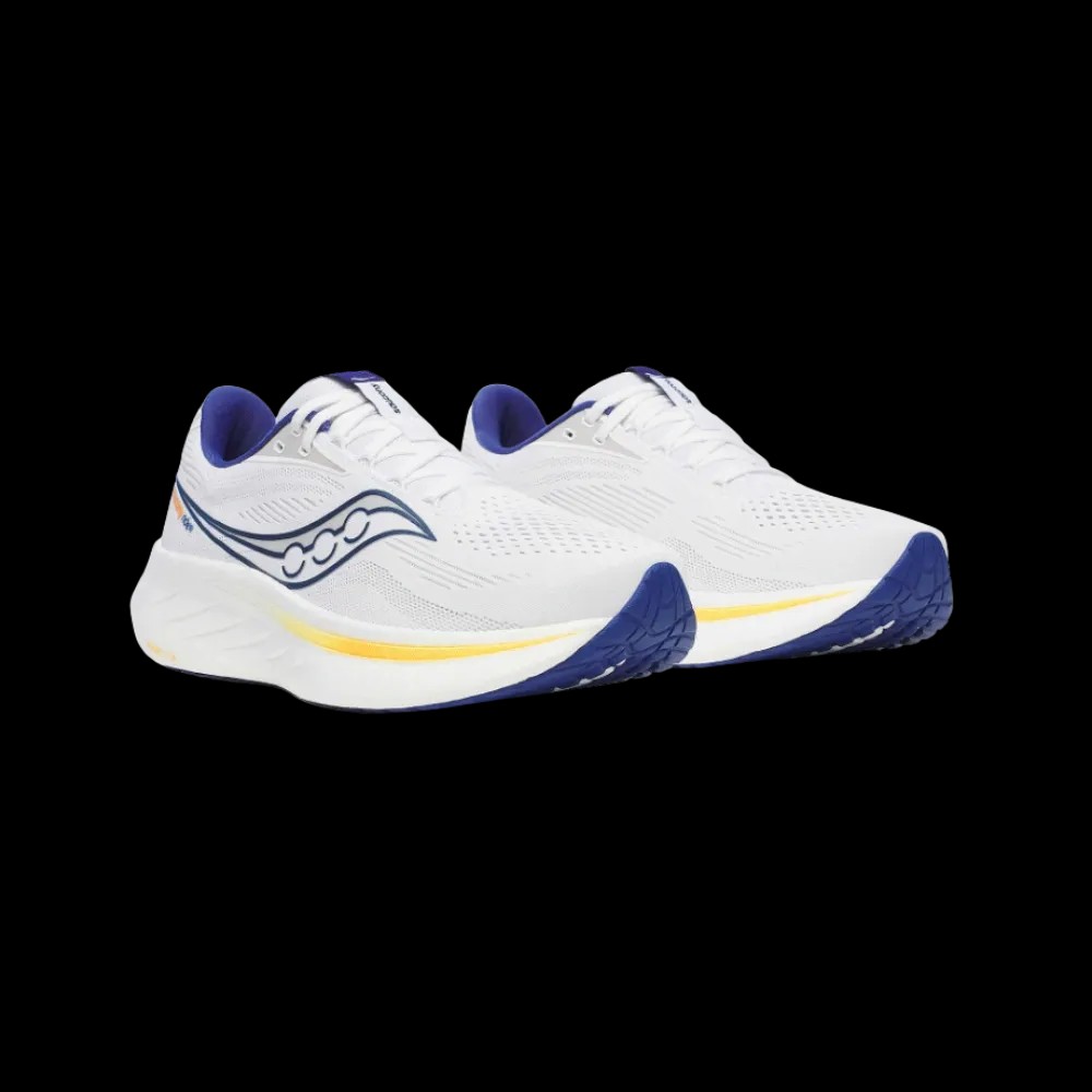 Saucony Ride 18 White | Azurite - HypeFly India View 5