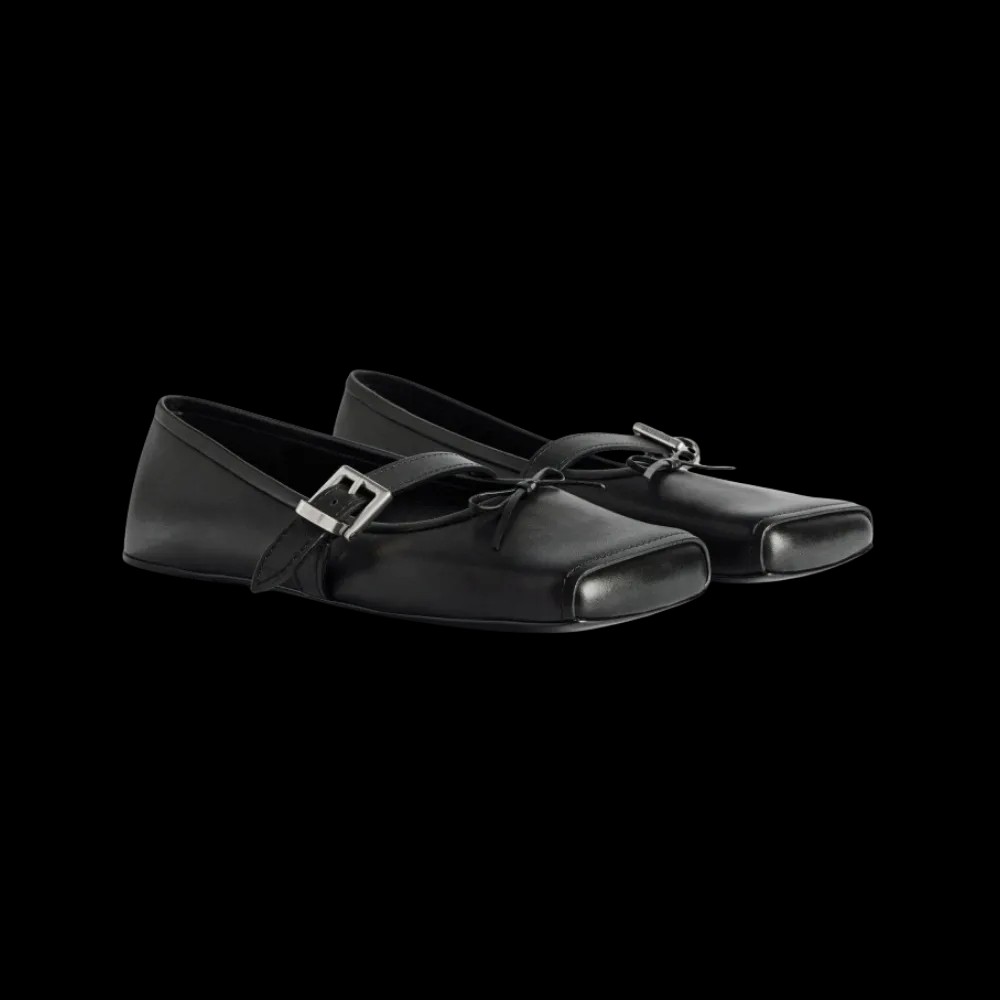Balenciaga Bel Air Ballerina In Black - HypeFly India View 5