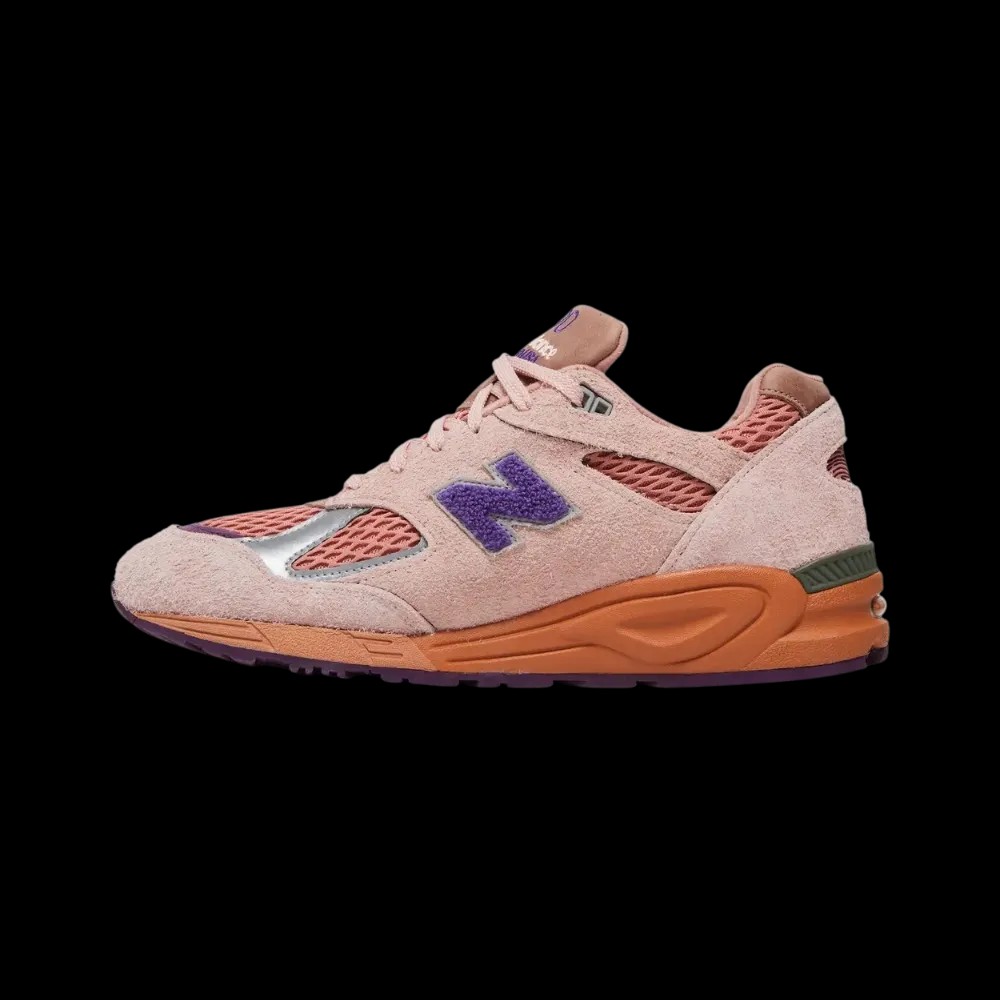 Salehe Bembury x New Balance 990v2 Made in USA 'Sand Be The Time' - HypeFly India View 3