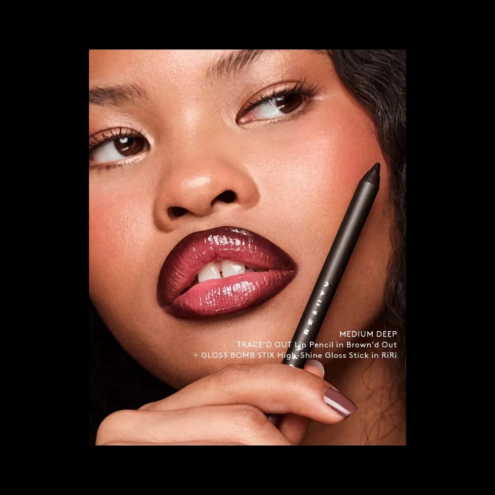 Trace'd Out Longwear Waterproof Pencil Lip Liner Brown'd Out - HypeFly India View 2