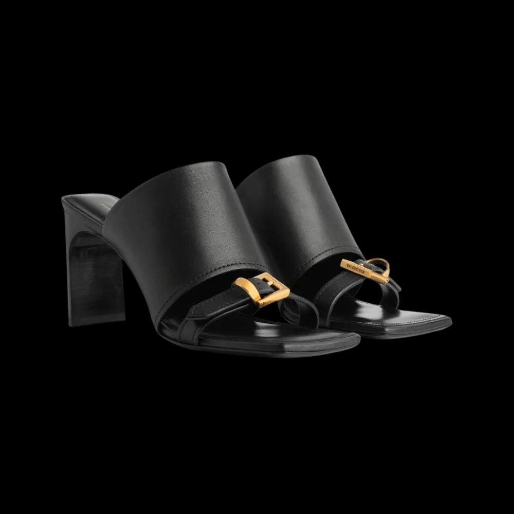 Balenciaga Bel Air Sandal In Black - HypeFly India View 5
