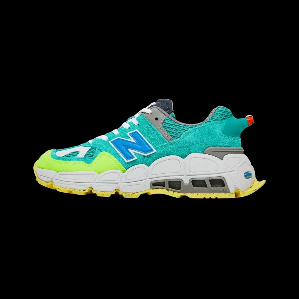 Salehe Bembury x New Balance 574 YURT 'Universal Communication - Emerald Sky' - HypeFly India View 3