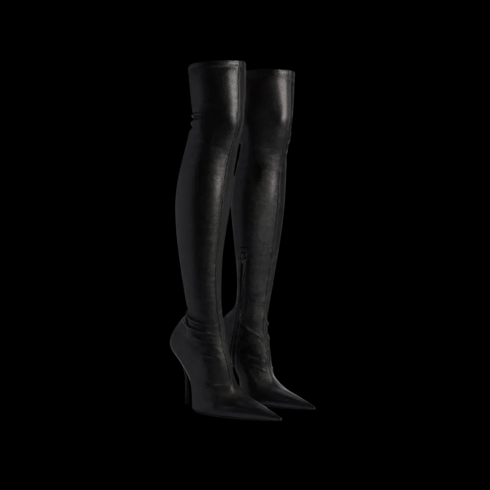 Balenciaga Avenue Boot In Black - HypeFly India View 5