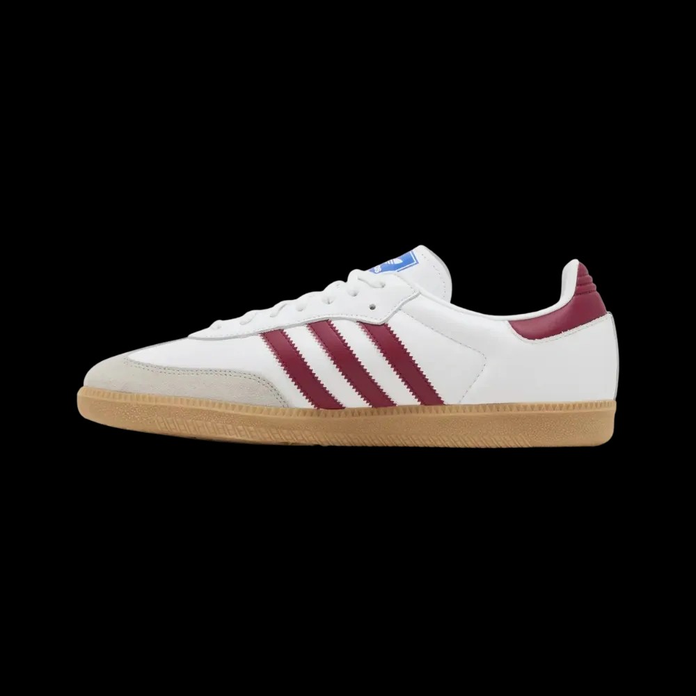 Adidas Samba OG 'White Burgundy Gum' - HypeFly India View 2