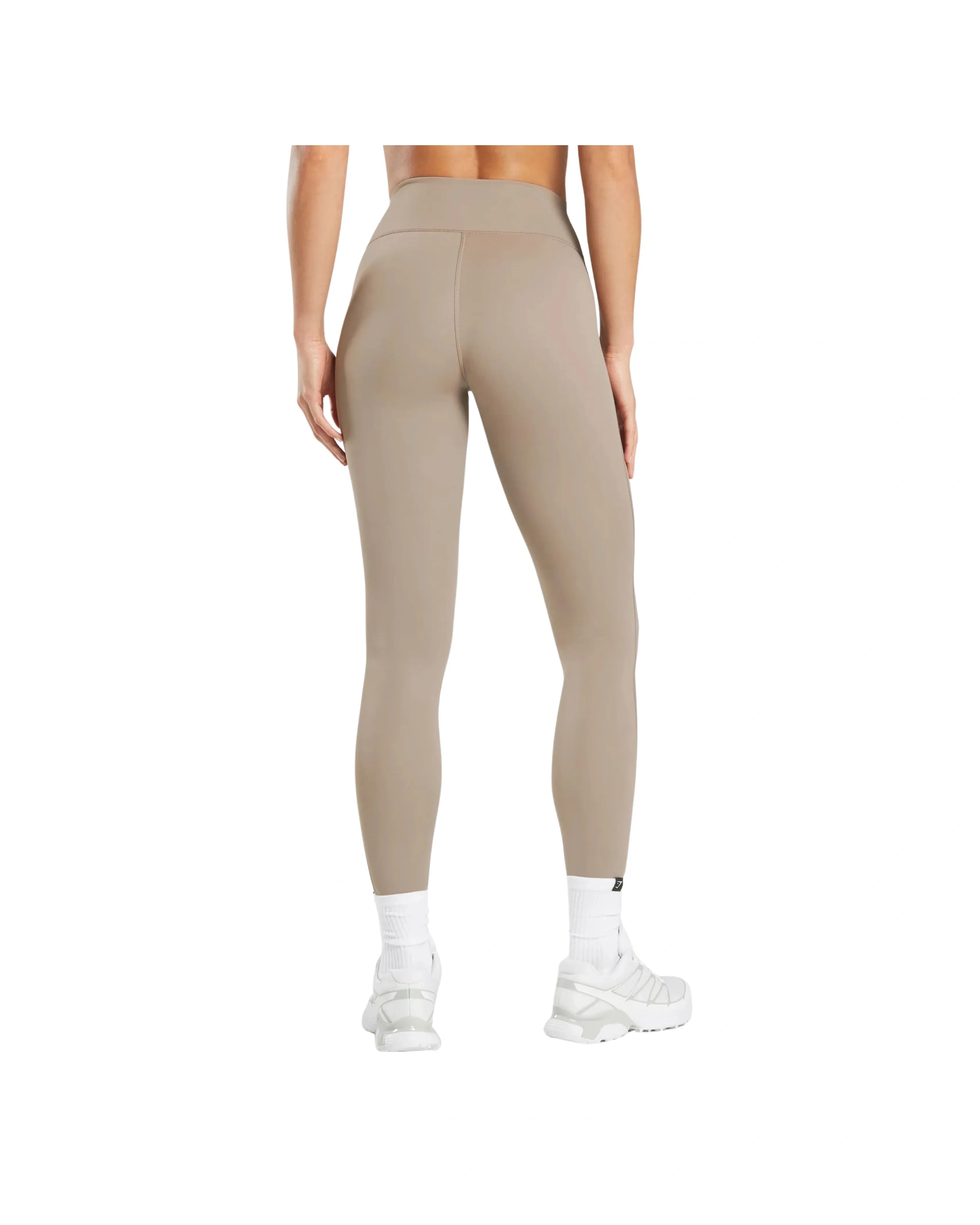 Gymshark Elevate Leggings 2.0 Body fit Lifestyle Brown - HypeFly India View 2
