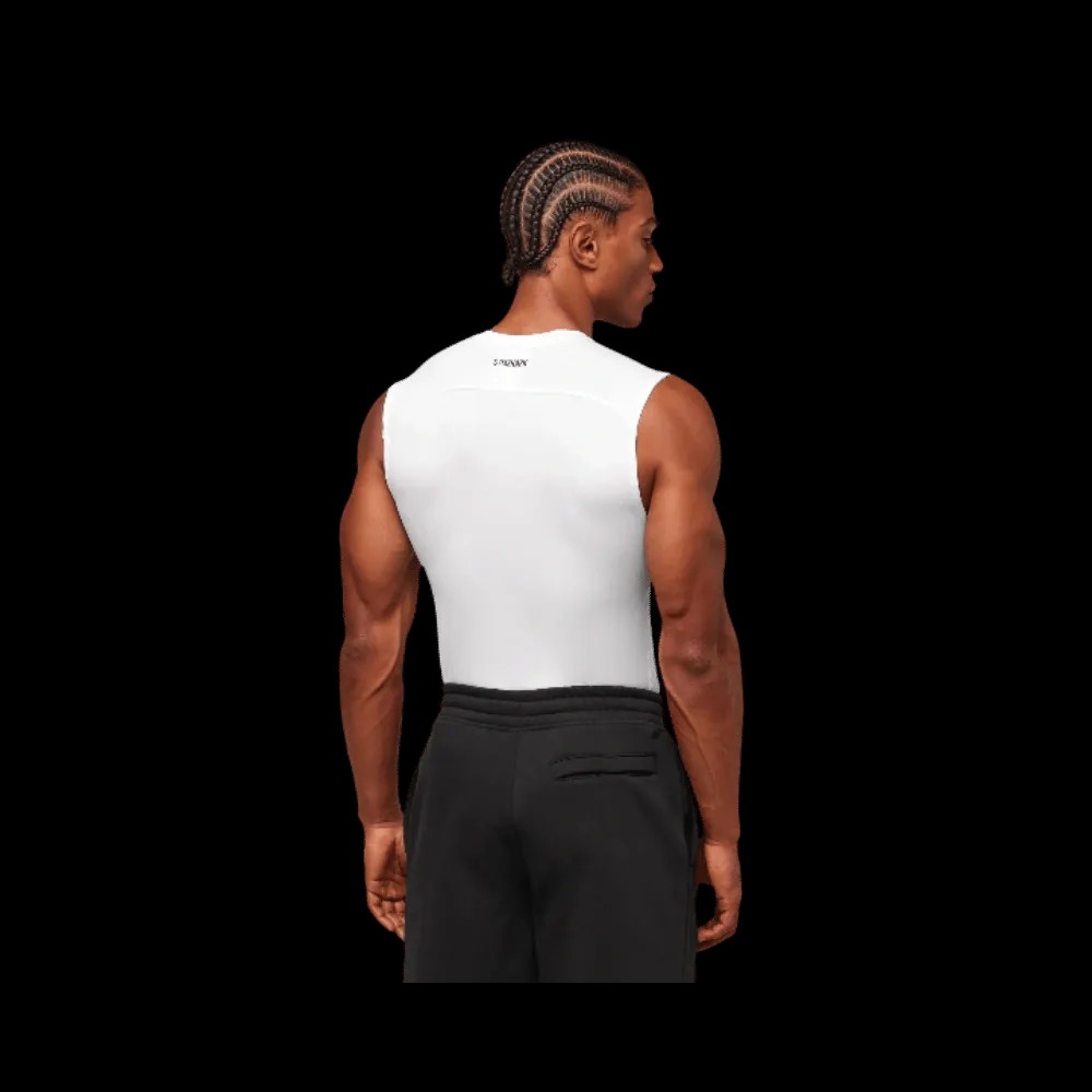 Gymshark Element Tank White - HypeFly India View 2