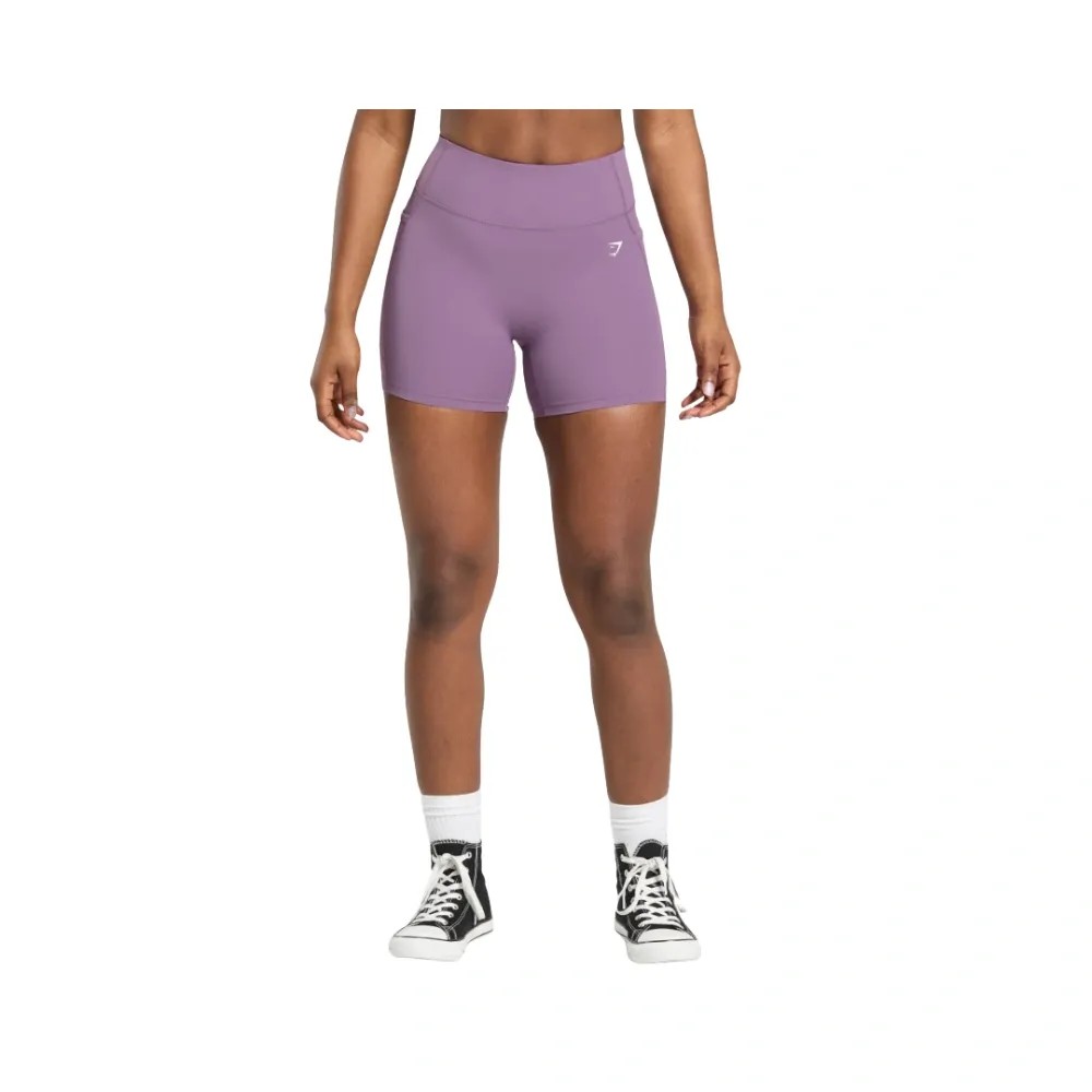 Gymshark Lifting Pocket Shorts Mood Purple - HypeFly India View 2