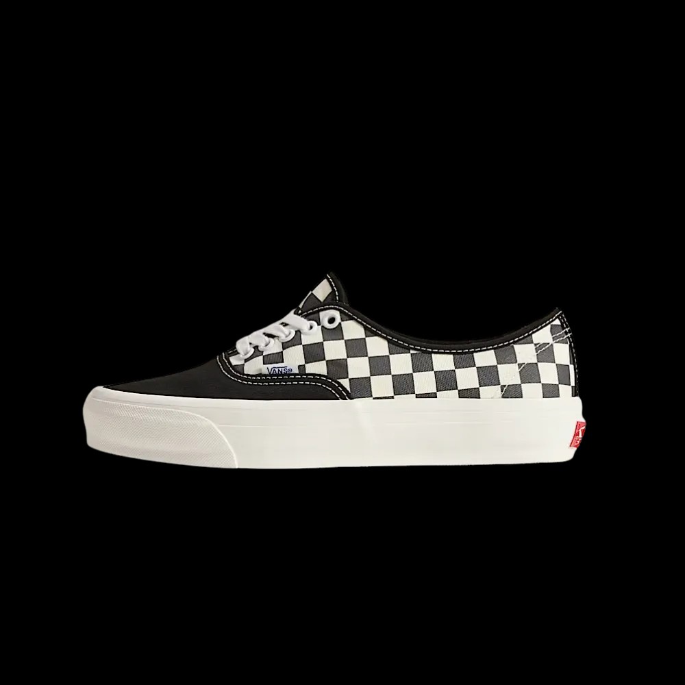 Vans Premium Authentic Checkerboard Shoe Asphalt Grey - HypeFly India View 2