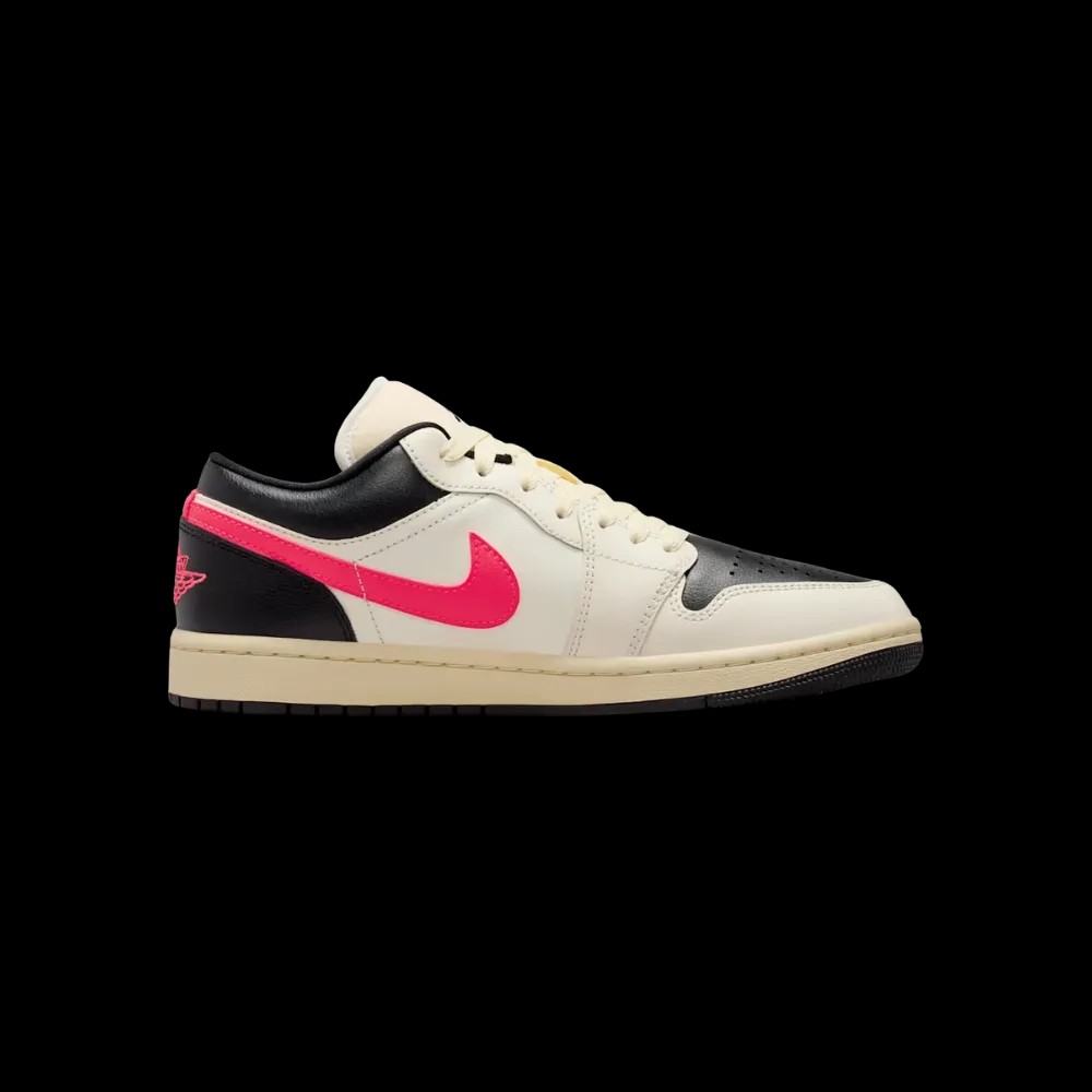 Air Jordan 1 Low 'Pale Ivory Black Muslin' - HypeFly India View 1