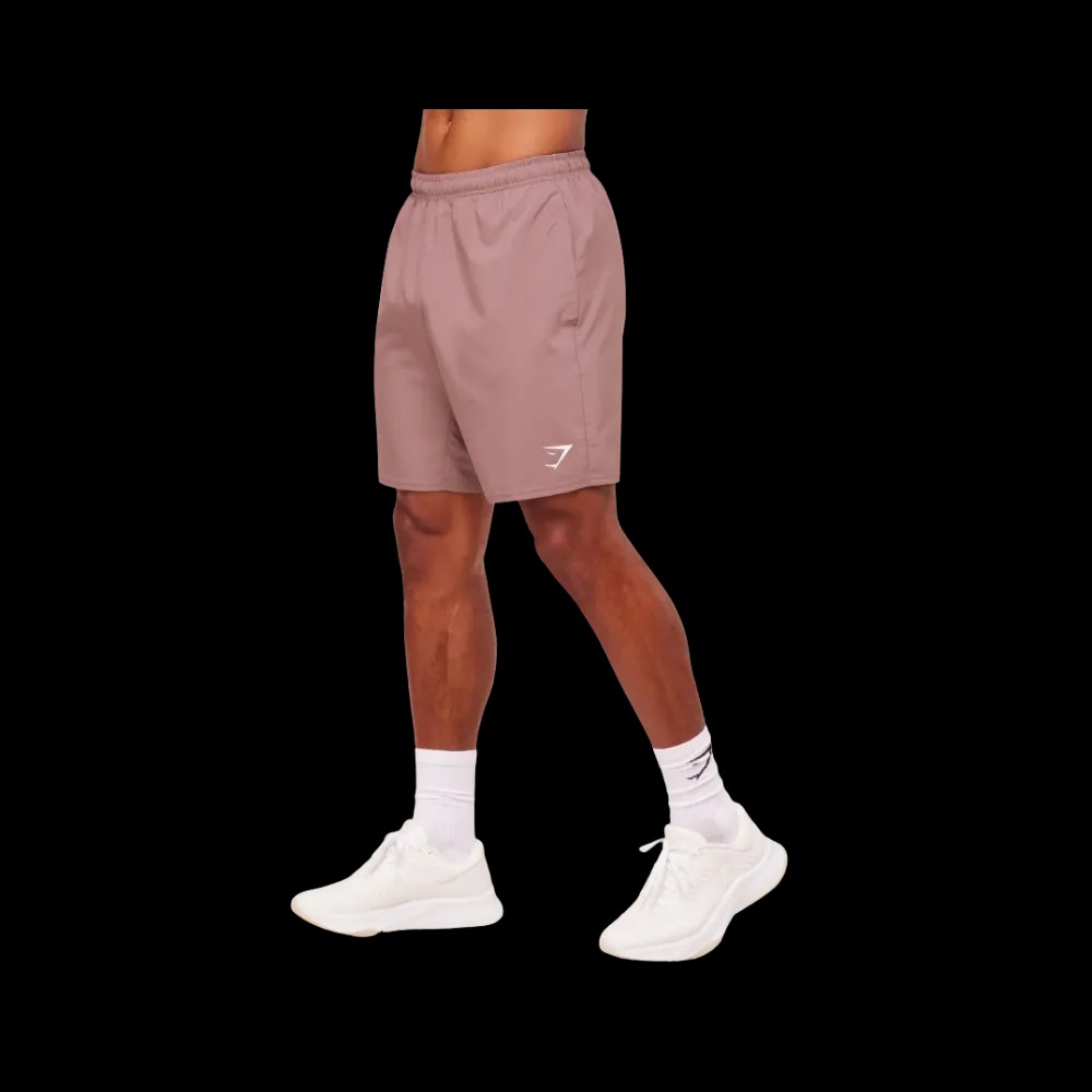 Gymshark Arrival 7" Shorts Chestnut Pink - HypeFly India View 2