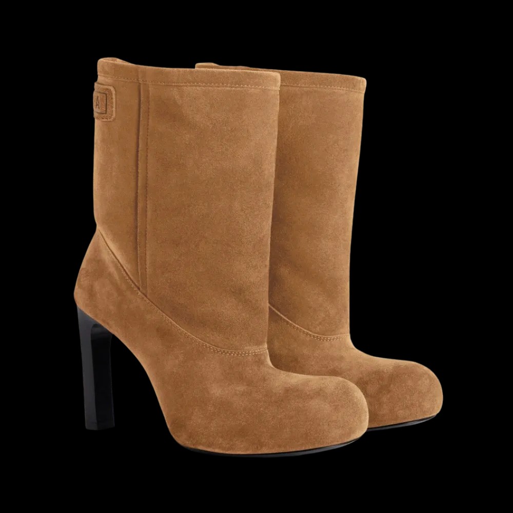 Balenciaga Fargo Bootie In Brown - HypeFly India View 5