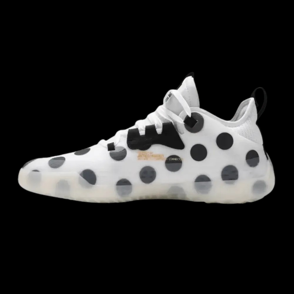 Adidas Harden Vol. 5 Futurenatural 'Polka Dot - White' - HypeFly India View 4
