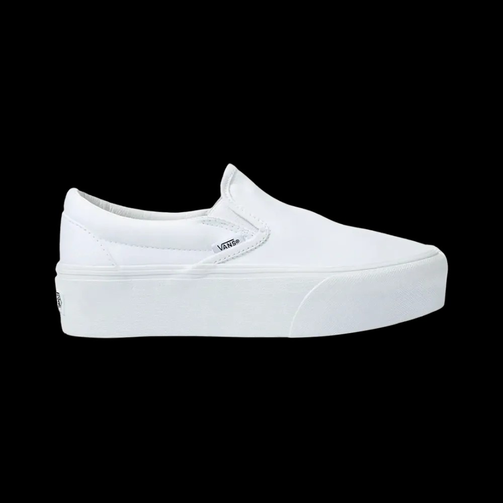 Vans Classic Slip-On Platform Shoe White - HypeFly India View 1