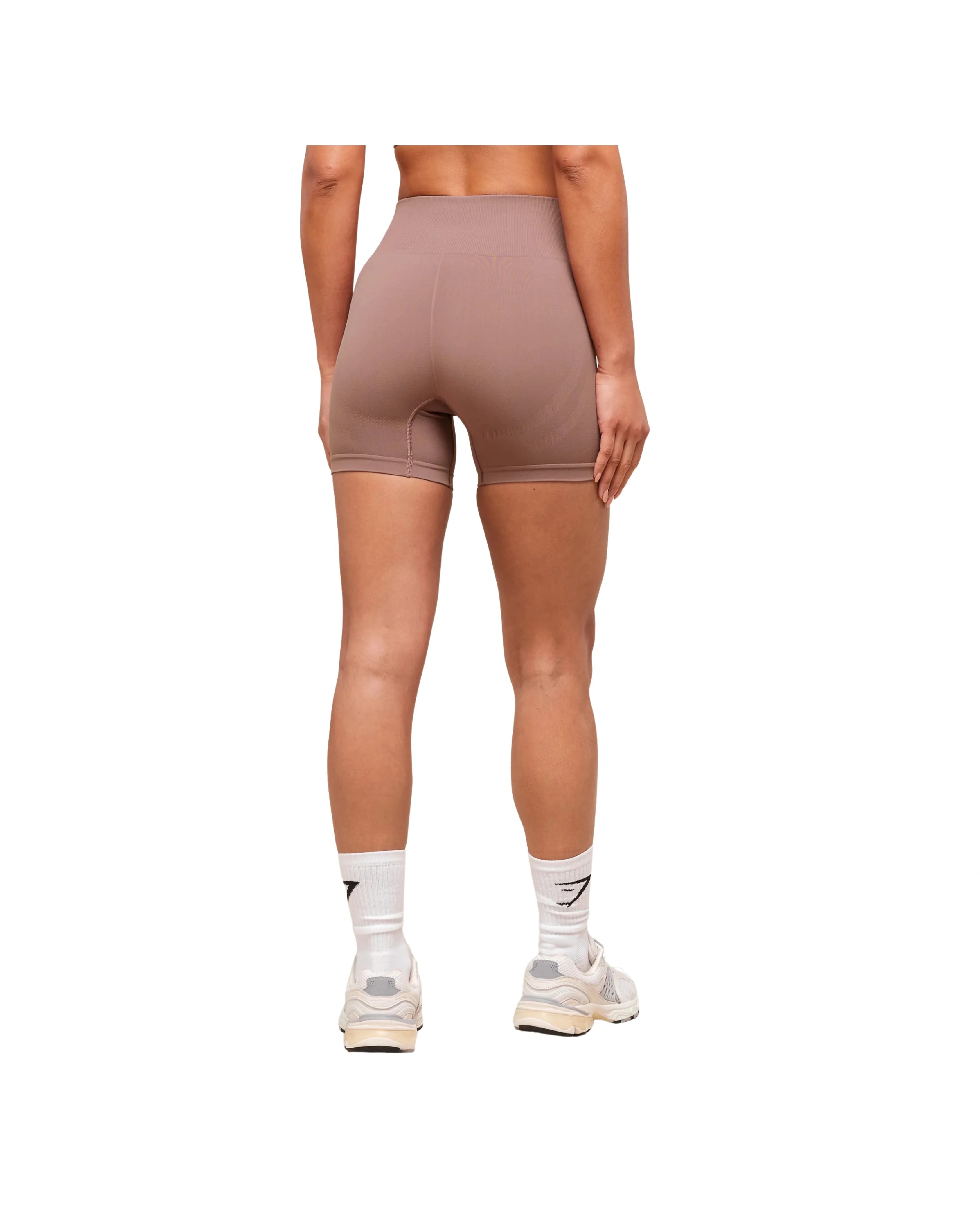 Gymshark Everyday Seamless Shorts Chestnut Pink - HypeFly India View 2