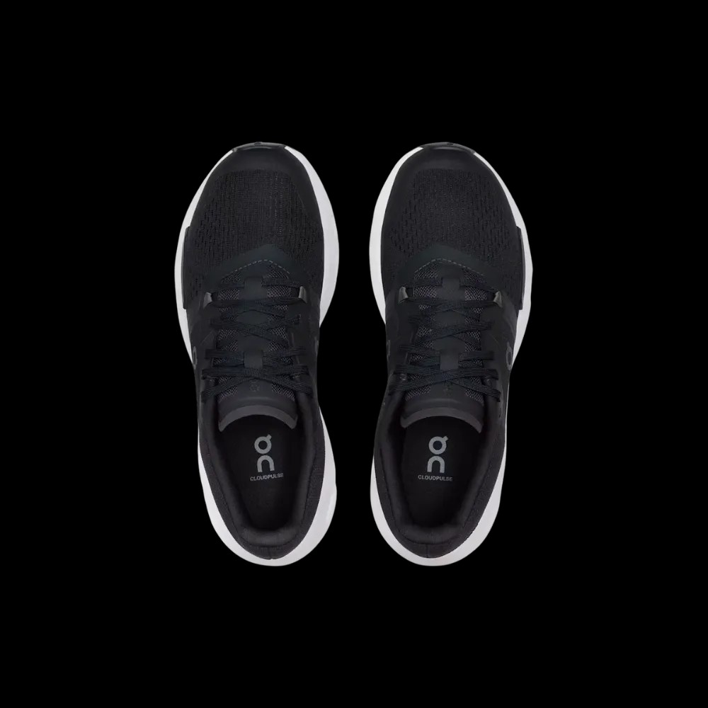 On Running Cloudpulse Black White - HypeFly India View 4