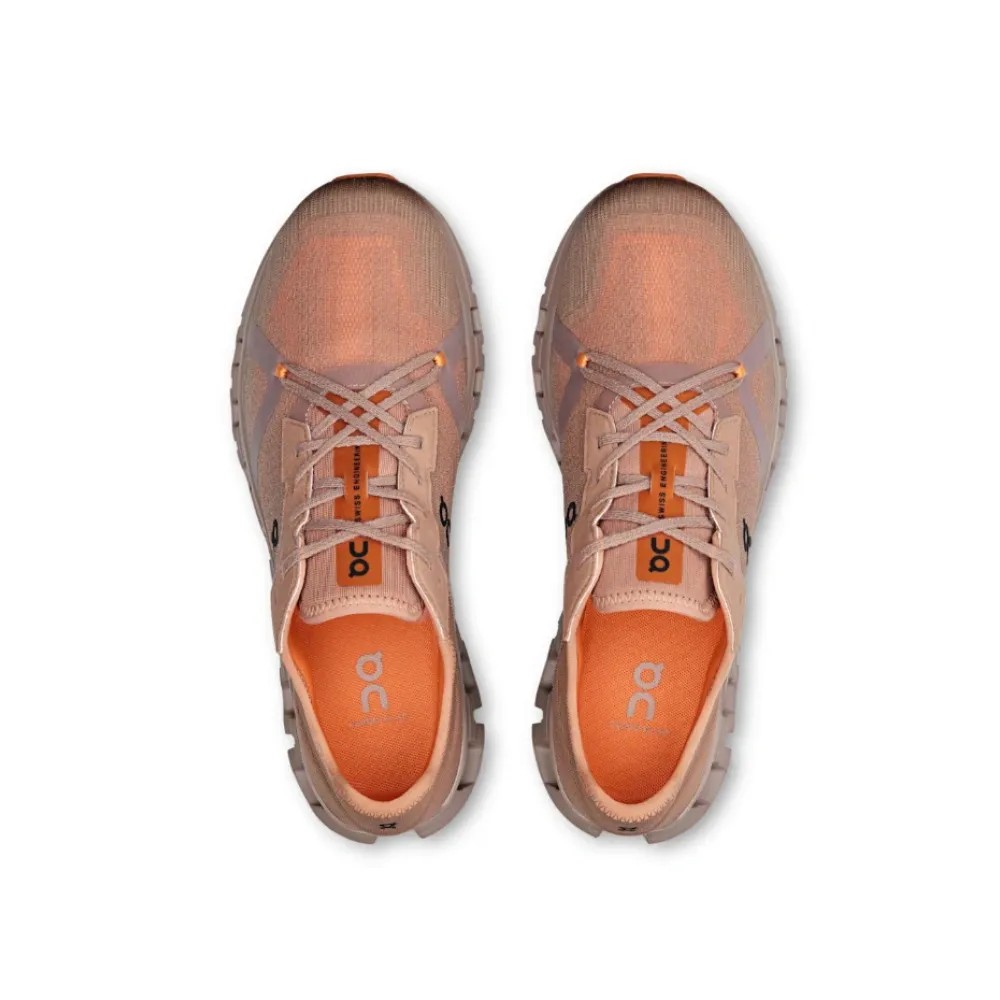 On Running Cloud X 4 AD Rosebrown Tangerine - HypeFly India View 2