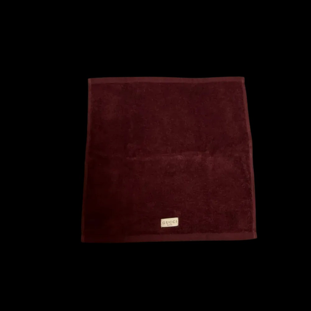 Gucci Beauty Maroon Hand Towel Gift With Purchase Novelty - HypeFly India View 2