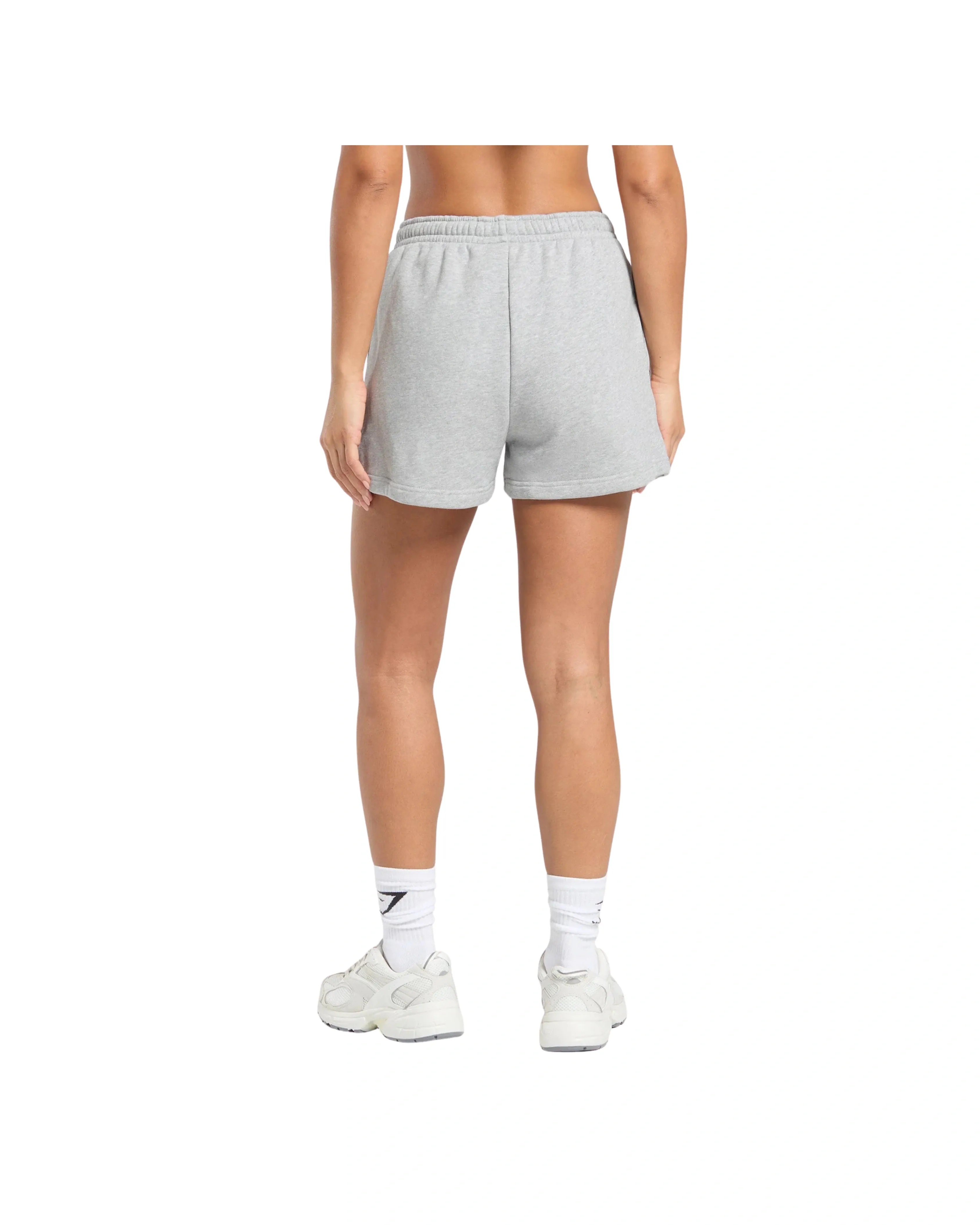 Gymshark Rest Day Sweats 2.0 Shorts regular fit Light Grey Core Marl - HypeFly India View 2