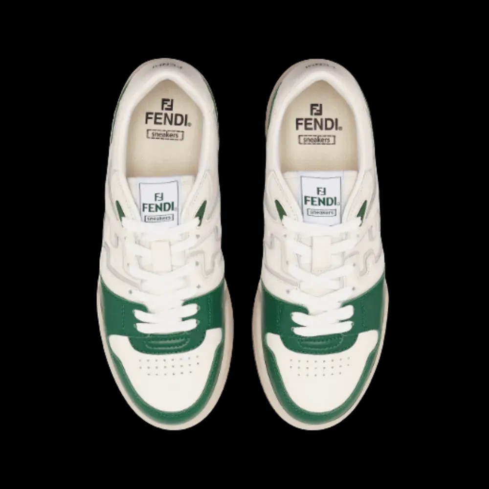 Fendi Match 'White Green' - HypeFly India View 3