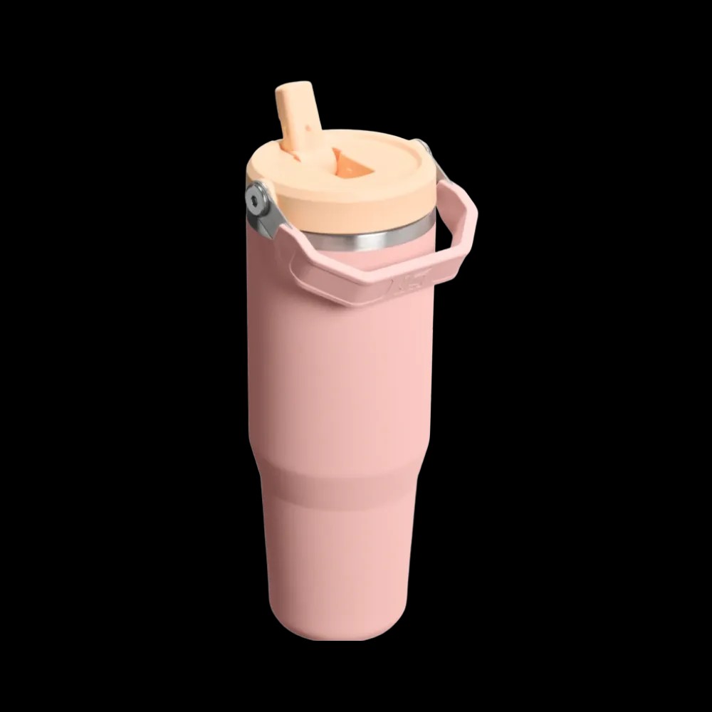 Stanley IceFlow™ Flip Straw Tumbler 30 OZ Peach Rose  - HypeFly India View 2