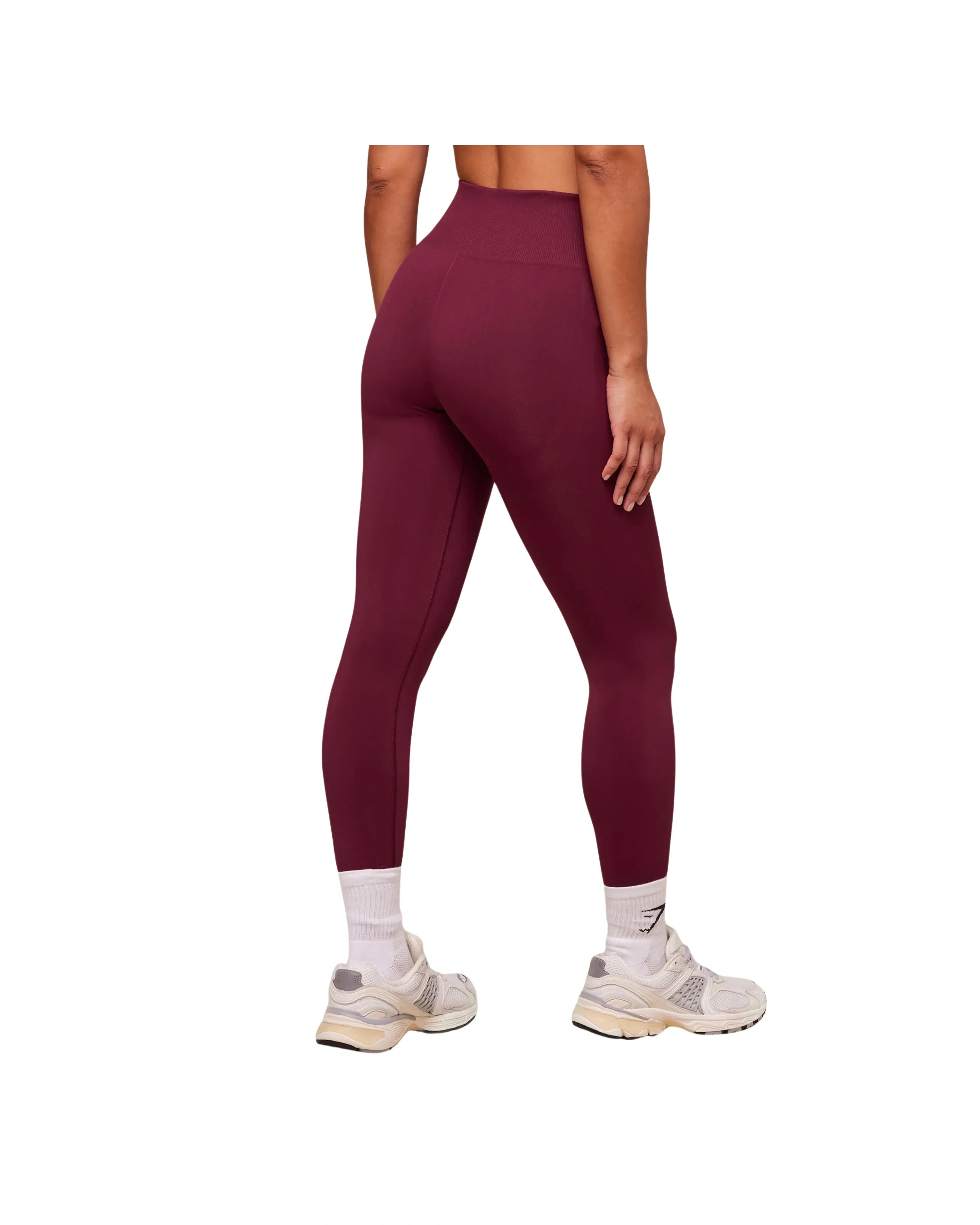 Gymshark Everyday Seamless Graphic Leggings Strong Pink - HypeFly India View 2