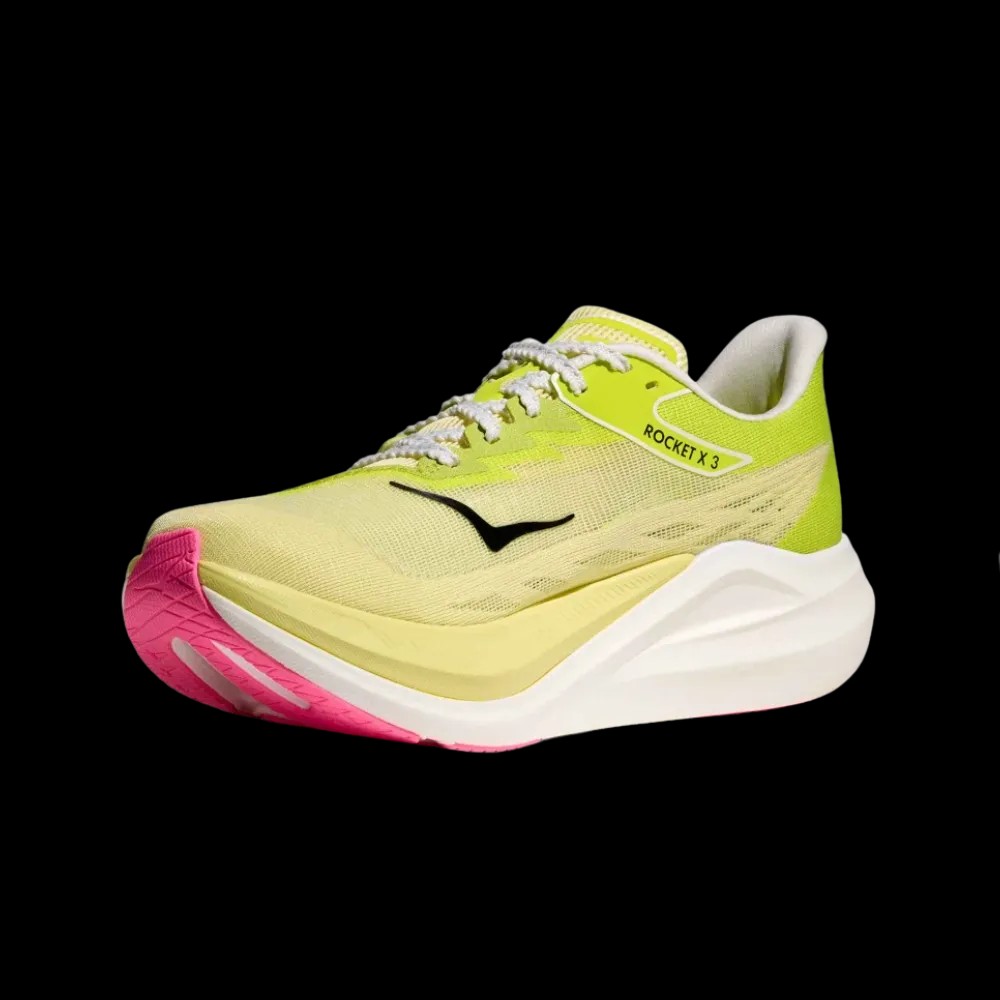 Hoka Rocket X 3 Sunlight/Neon Hoka Citrus - HypeFly India View 2