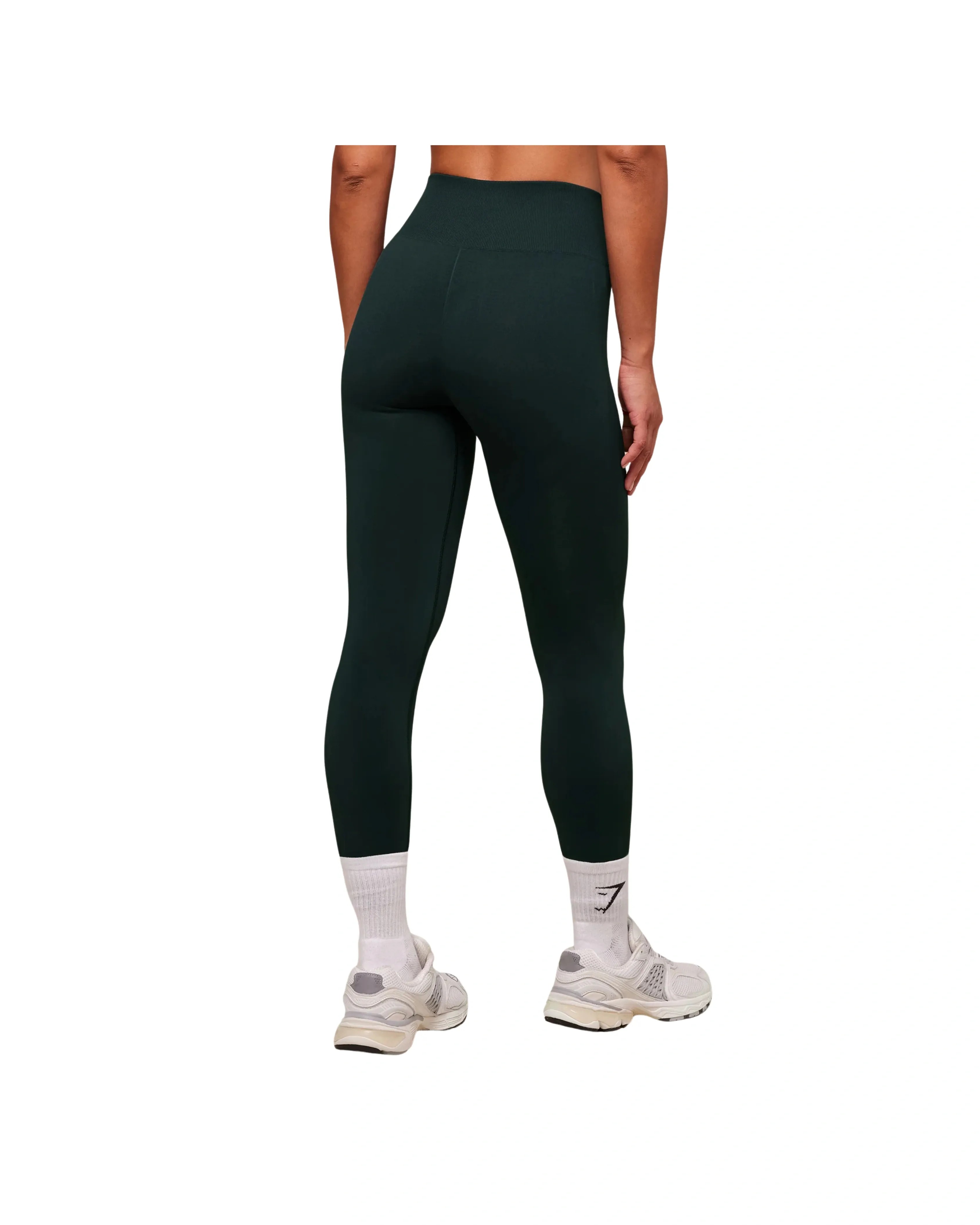 Gymshark Everyday Seamless Graphic Leggings Darkest Teal - HypeFly India View 2