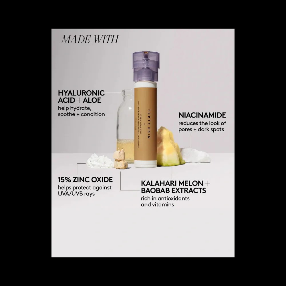 Fenty Hydra Vizor Huez SPF 30 Refillable Tinted Moisturizer Set ( 4 - Medium ) - HypeFly India View 2