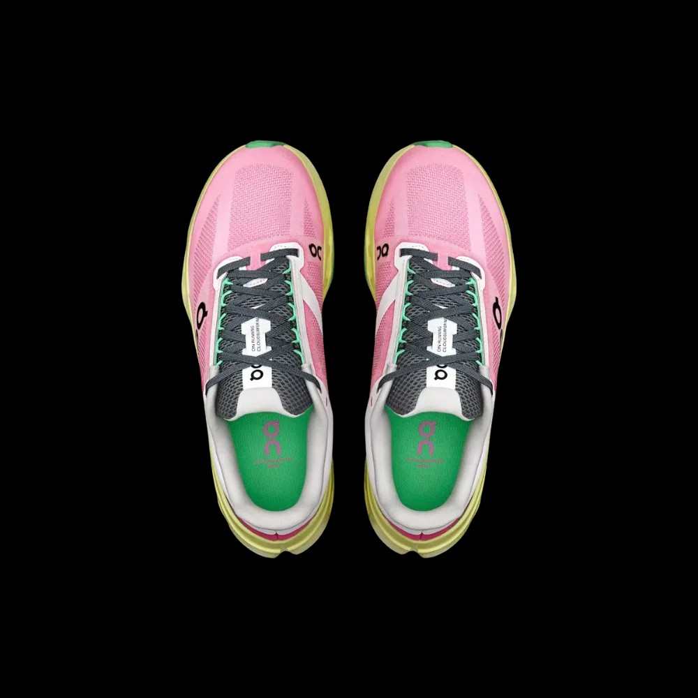 On Running Cloudsurfer Next Pink Limelight - HypeFly India View 4
