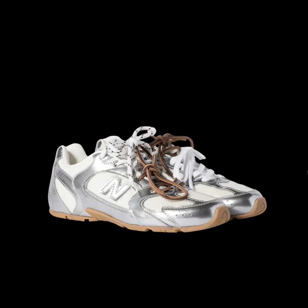 New Balance x Miu Miu 530 SL 'Silver Metallic' - HypeFly India View 4