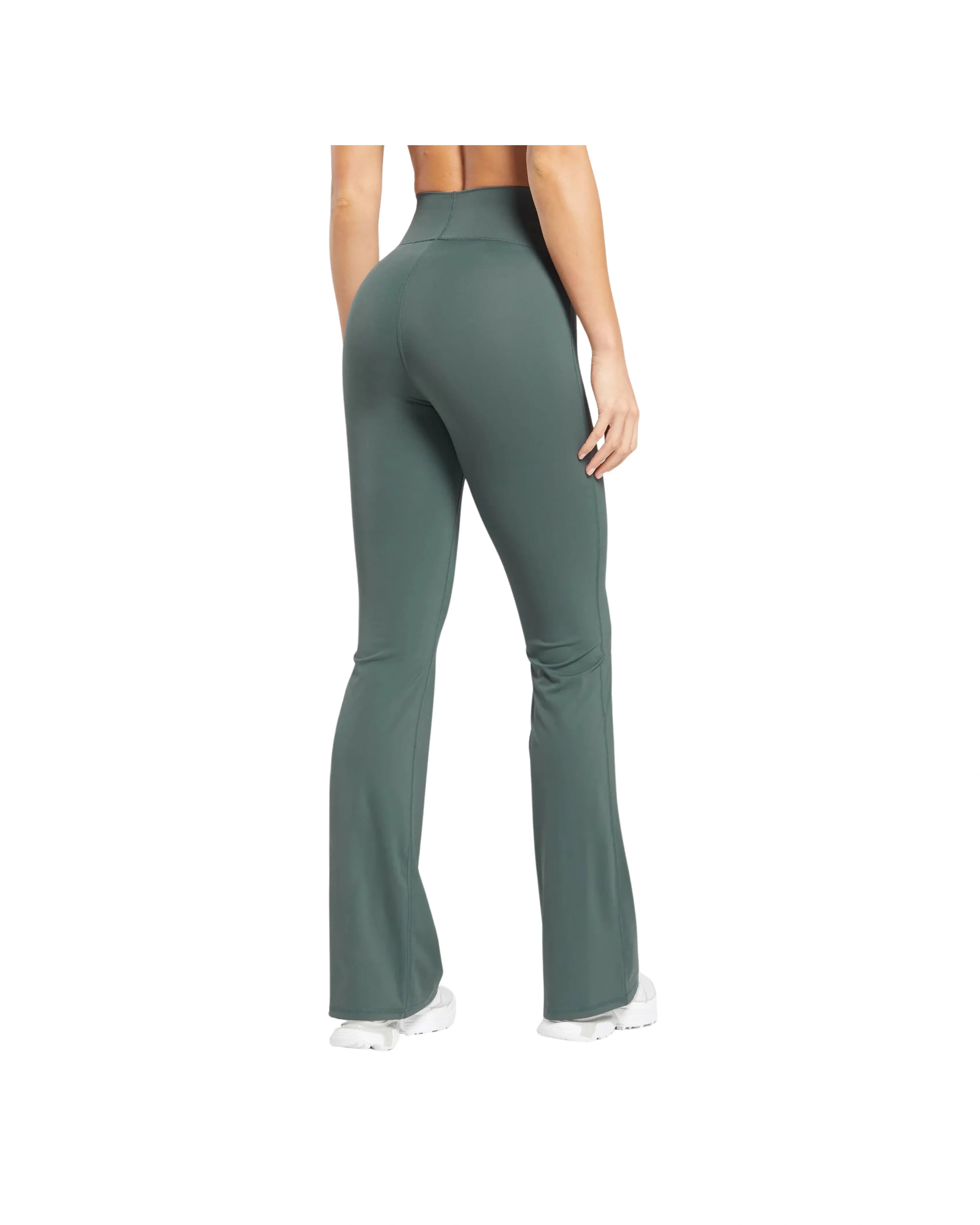 Gymshark Elevated Flared Leggings 2.0 Body Fit Stale Fit - HypeFly India View 2