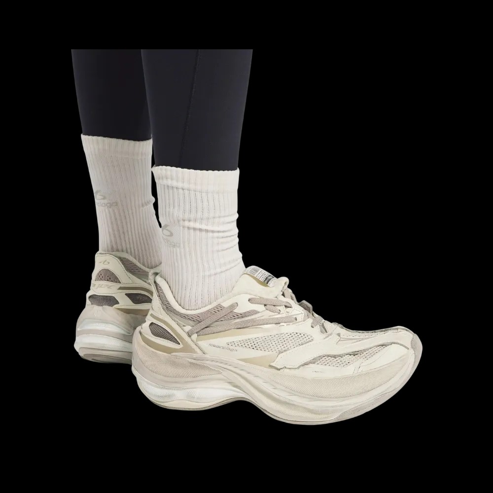 Balenciaga Jet Sneaker In Eggshell - HypeFly India View 5