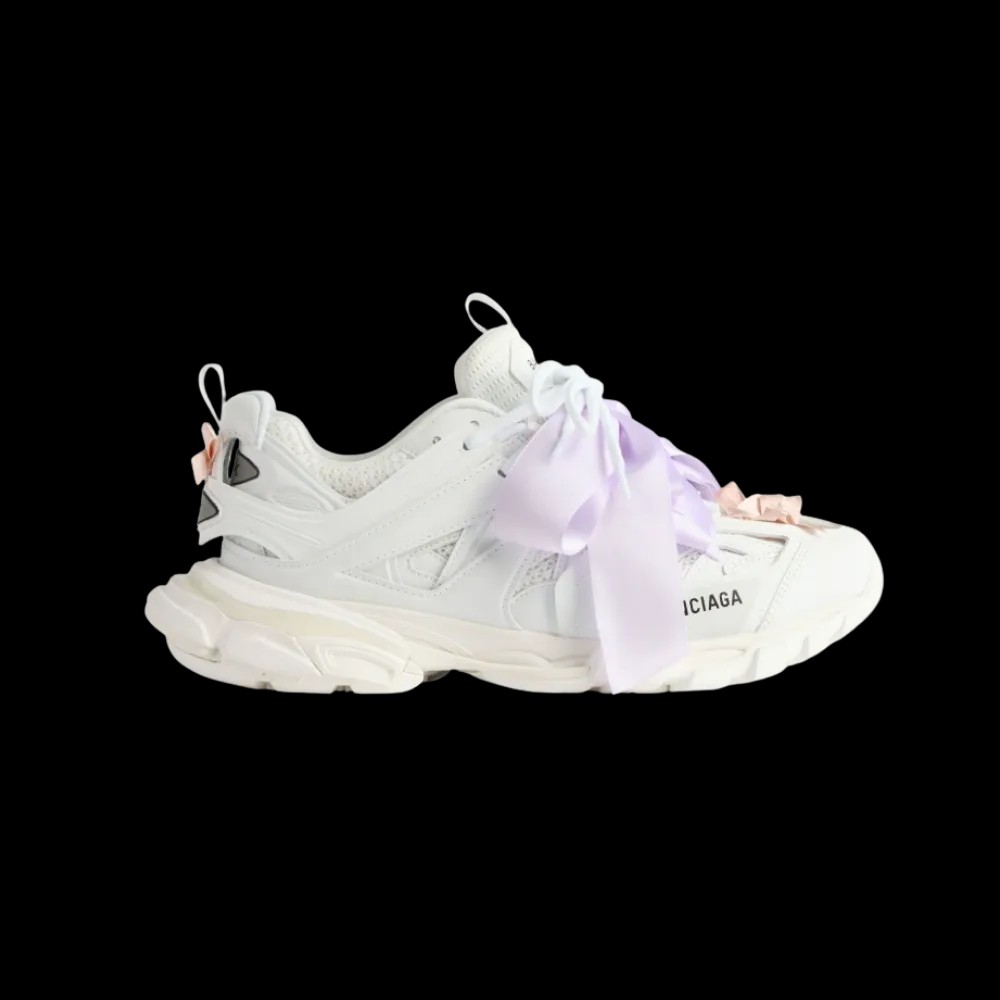 Balenciaga Track Bow Sneaker In White - HypeFly India View 1