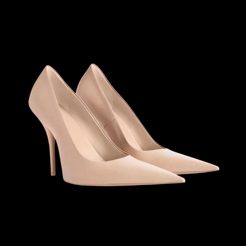 Balenciaga Avenue After Pump In Beige - HypeFly India View 5