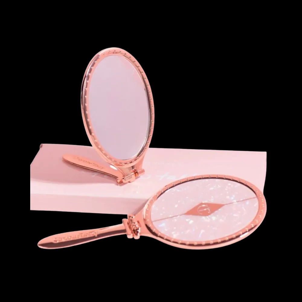 Charlotte Tilbury Pillow Talk Foldable Hand Mirror 'Rose Gold' - HypeFly India View 4