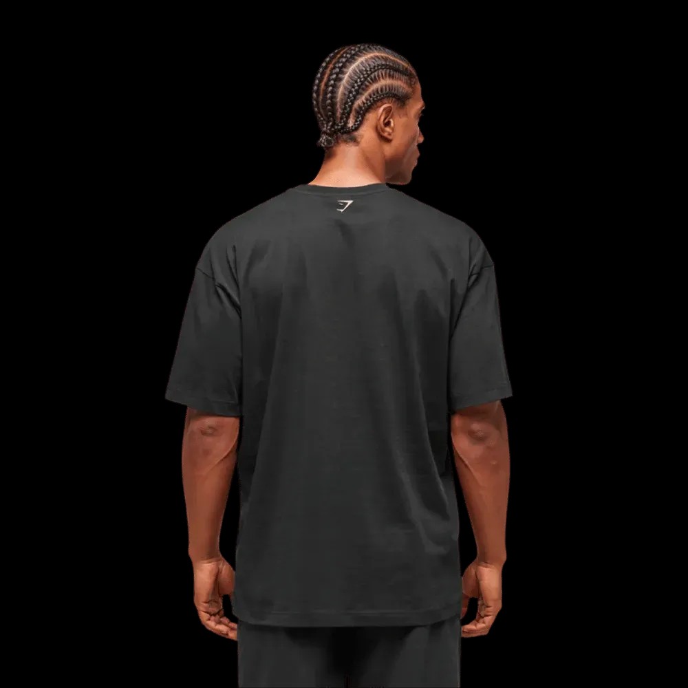 Gymshark Hispanic Heritage T-Shirt Oversized Fit Black - HypeFly India View 4