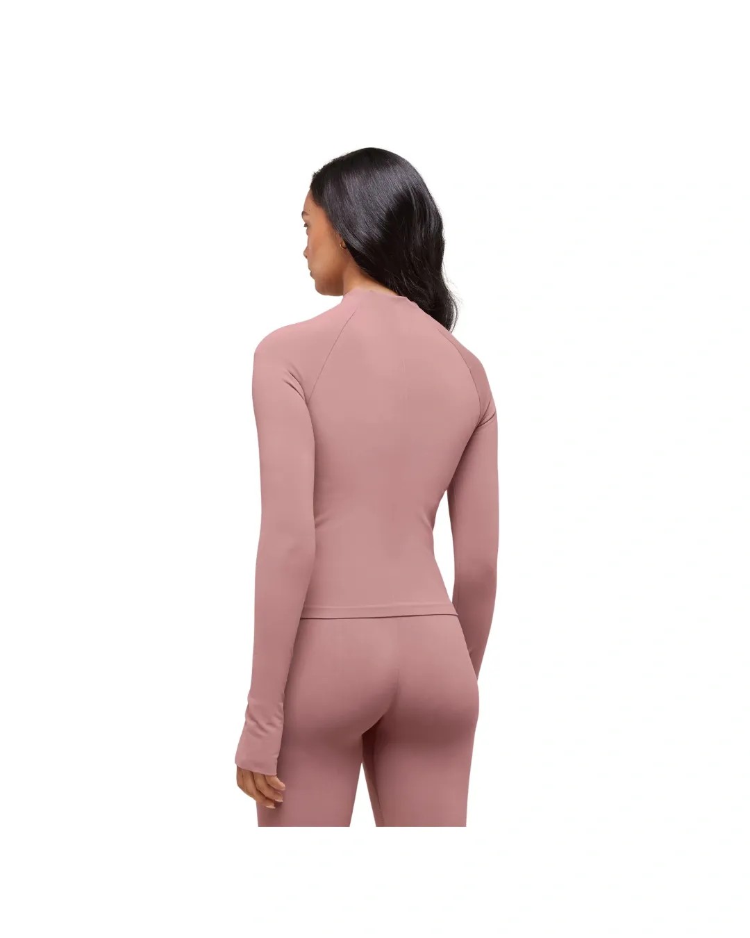 Gymshark Soft Sculpt Zip Up Jacket Calm Pink - HypeFly India View 2