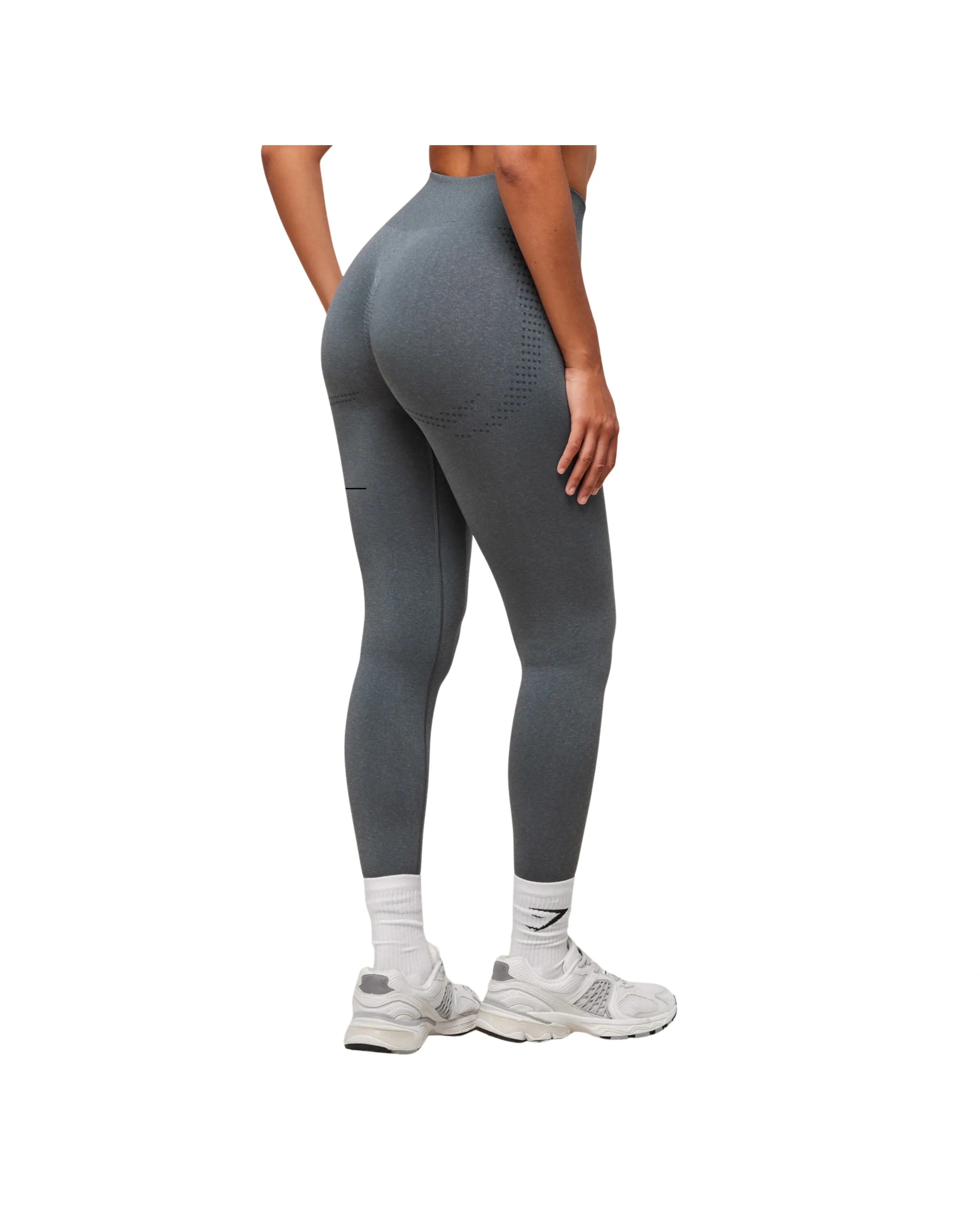 Gymshark Vital Soft Legging Regular Strong Grey/Marl - HypeFly India View 2