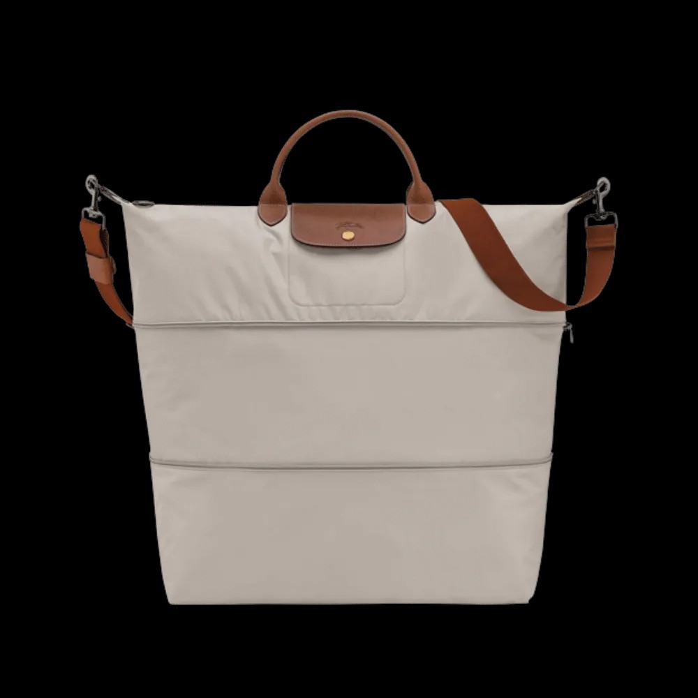 Longchamp Le Pliage Original Travel bag expandable Pebble - Recycled canvas - HypeFly India View 4
