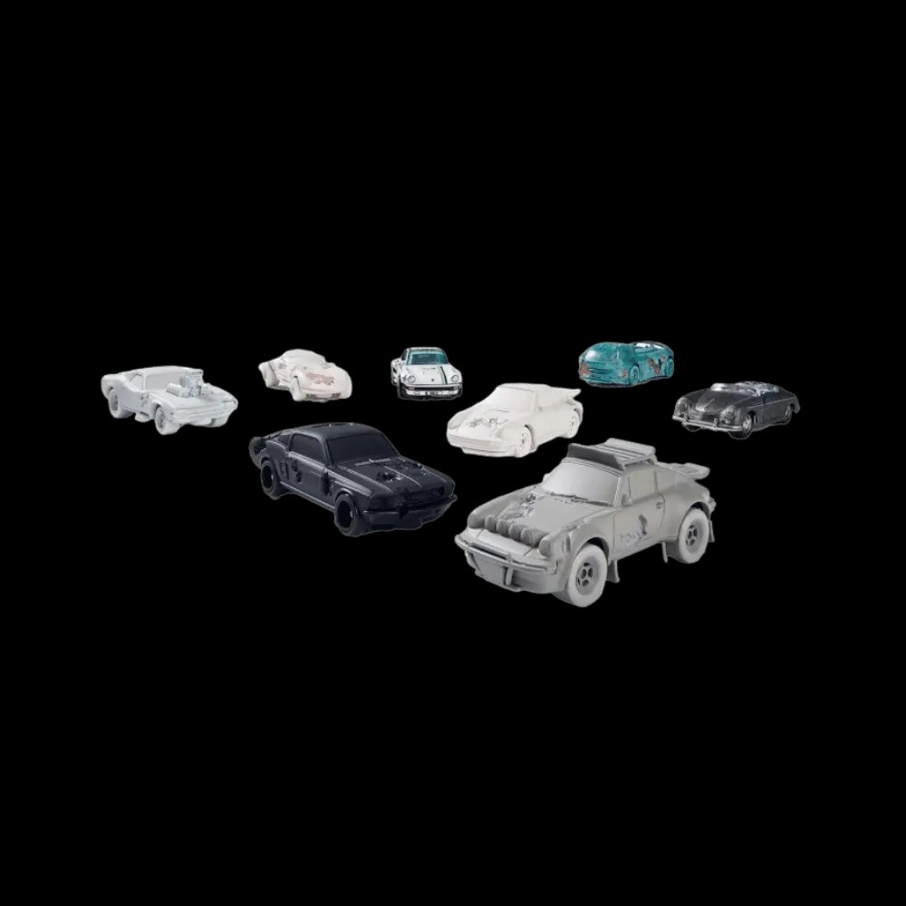 Hot Wheels x Daniel Arsham Complete Car and Rally Case Set - HypeFly India View 3
