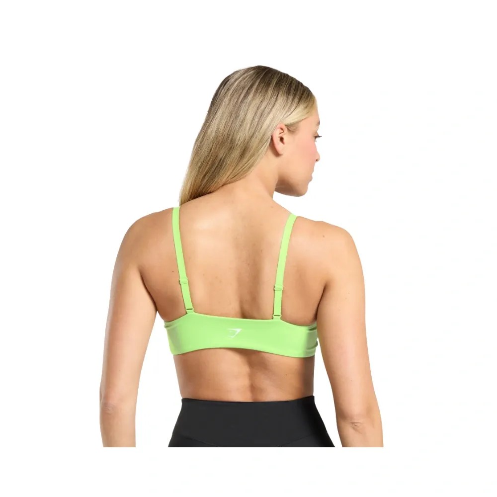 Gymshark Twist Front Bralette - Light Support Energy Gelato Green - HypeFly India View 2