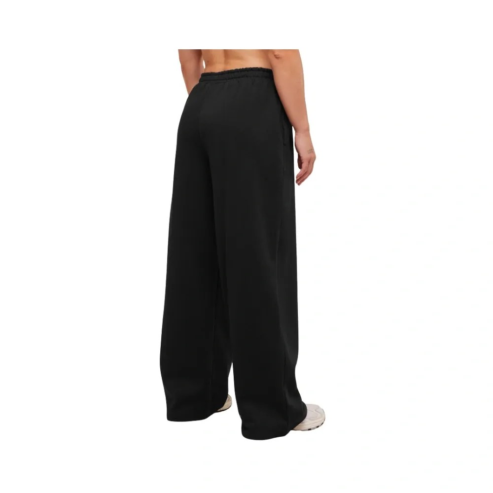 Gymshark Strength Department Wide Leg Joggers Black - HypeFly India View 2