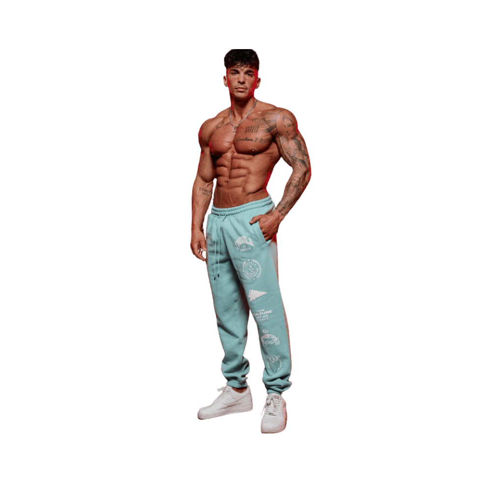 Young LA Immortal Killer Joggers Sky Blue - HypeFly India View 2
