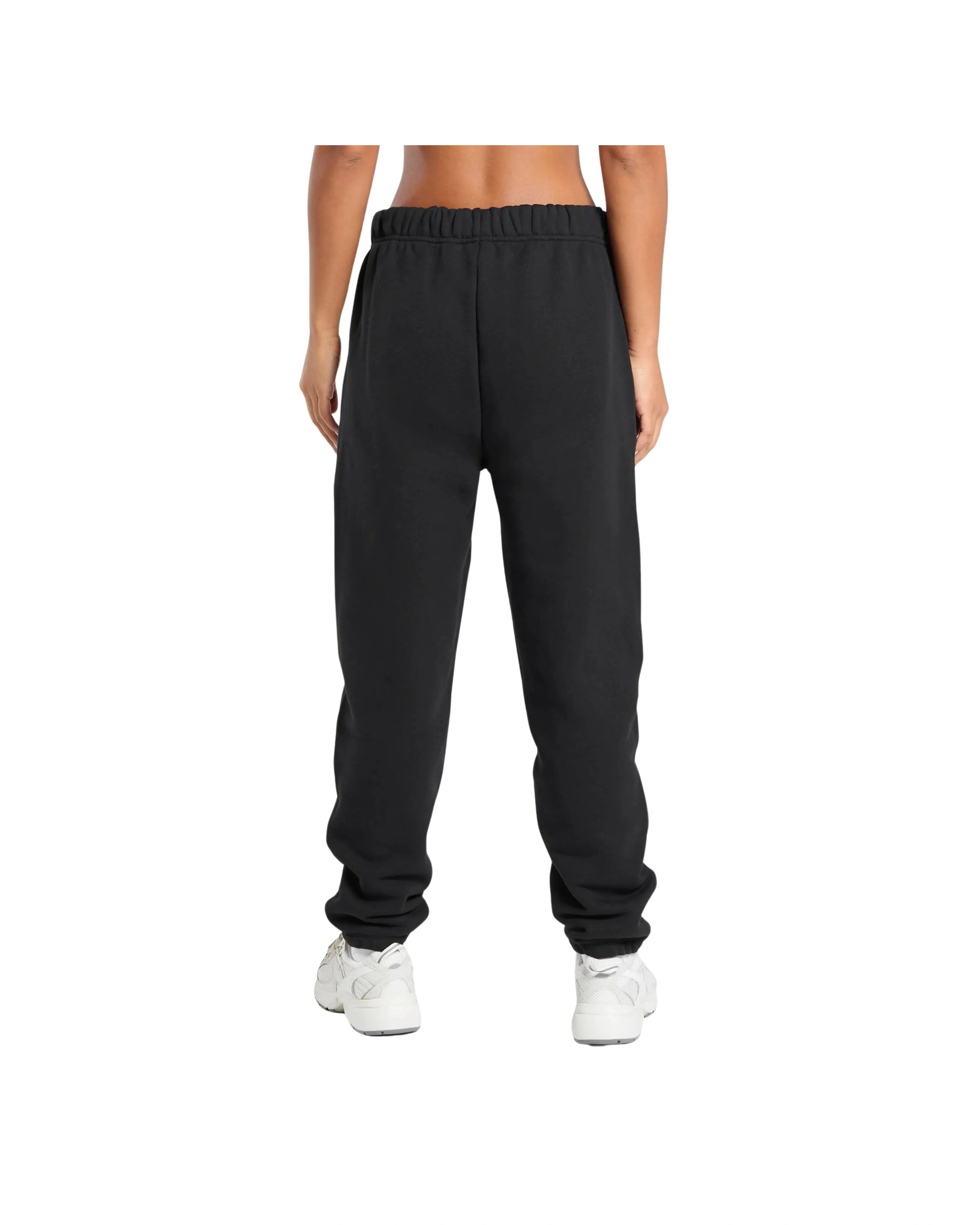 Gymshark Embroidered Logo Oversized Joggers Black - HypeFly India View 2