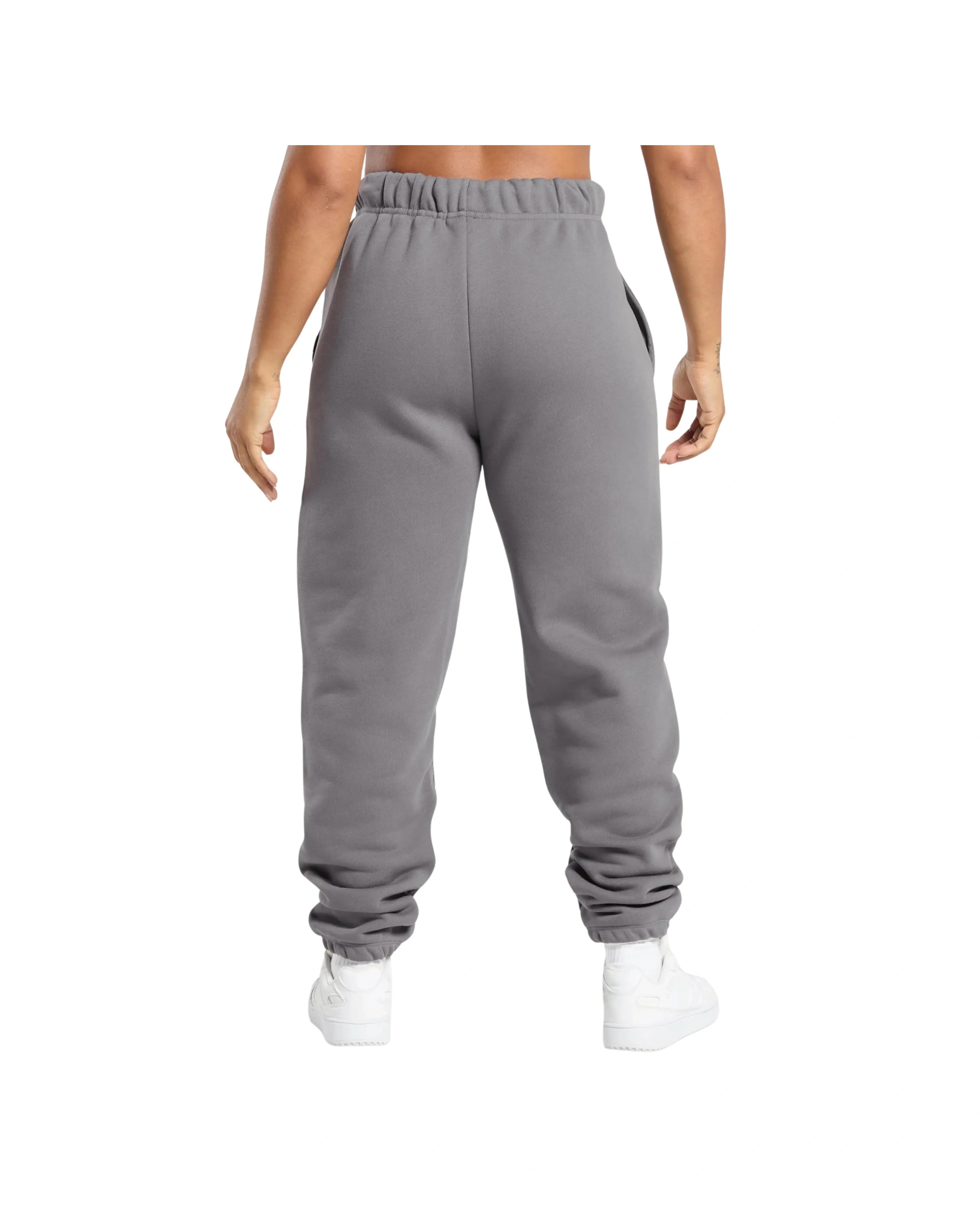 Gymshark Embroidered Oversized Jogger Brushed Grey - HypeFly India View 2