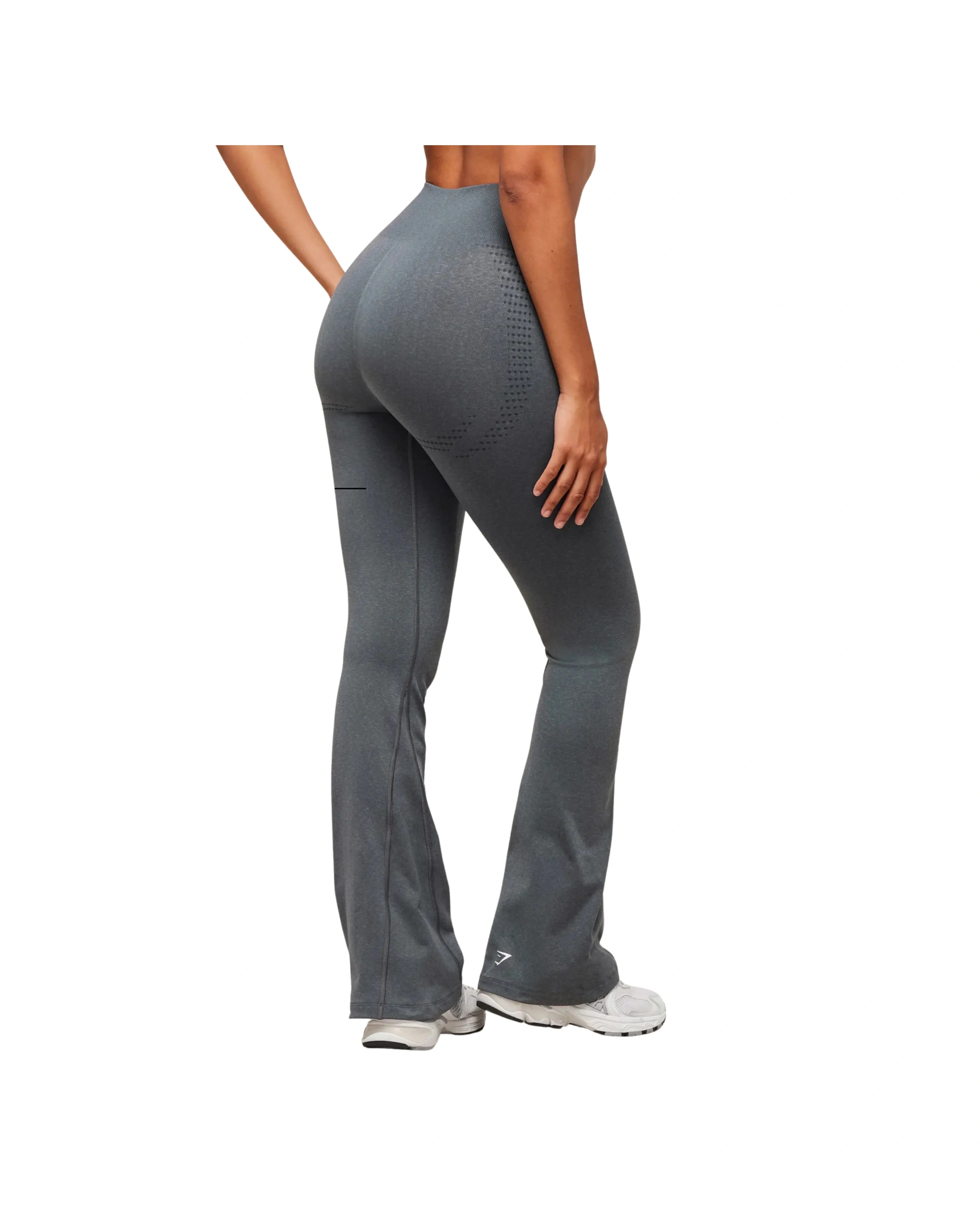 Gymshark Vital Soft Flared Legging Strong Grey - HypeFly India View 2