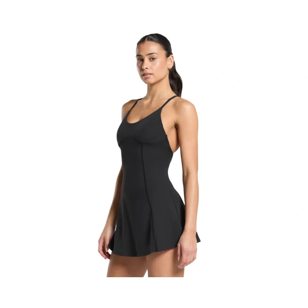 Gymshark Strappy 2-in-1 Dress Black - HypeFly India View 3